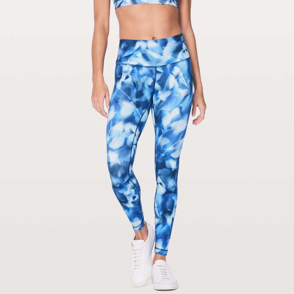 Lululemon Wunder Unders Size 8 - Blush Blossom Blue